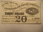 Two Confederate States Of America Bond Note  1864  20   1865  4 Obsolete Notes 2