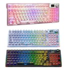 Aula F98 Pro Wireless Mechanical Computer Gaming Keyboard Rgb Oled Hot-swappable