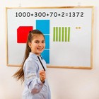 Simply Magic 131 Pcs Jumbo Magnetic Base Ten Blocks For Math  Place Value    