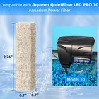 Replacement Ammonia Reducer Pads Compatible With Aqueon Quietflow 10 Led Filter