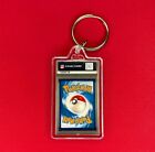 Pokemon Bubble Mew Mini Slab Psa 10 Keychain