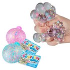 Orb Curiosities Confetti Ball Jumbo 2 Pack - Squish And Squeeze Confetti Net 