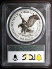 2021-s Pcgs Pr69 Reverse Proof American Silver Eagle - Type 2
