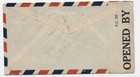 C1944 Kingston Jamaica Airmail Censored Cover 2x 4d George Vi  6530 9 