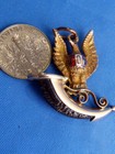 Antique Foe Gold Filled Enamel Fraternal Order Of Eagles Watch Fob Pendant
