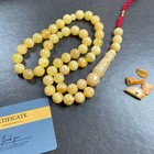 Natural Amber Misbaha Tasbih 45 Prayer Beads 12mm 55 5g