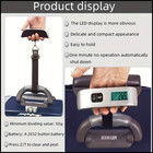 Luggage Scale Digital Travels Portable Electronic Hanging Lcd Weights 110lb 50kg