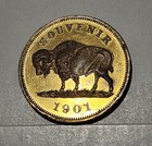 1901 Pan American Exposition Buffalo Ny Souvenir So Called Dollar Hk-291