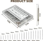 360pcs Watchmaker Watch Band Spring Bars Strap Link Pins Steel Repair Remove Kit