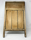 Vintage Wood   Galvanized Metal Washboard Primitive Rustic Farmhouse Decor