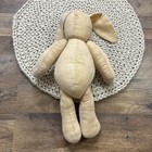 Vintage Cream Linen Bunny Rabbit Jointed Plush 13    Stuffed Animal