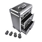 Professional Rolling Makeup Train Case Large Cosmetics Storage For Travel Makeup