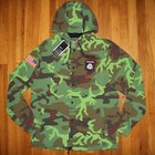 Nike Ohio State Buckeyes On Field Camo Woven Jacket Mens L Dq2242-328 Military