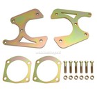 Rear Disk Conversion Brackets 10 12 Bolt For Chevy C10 Impala For 11 25   Rotors