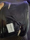 Longbay Women   s Memory Foam Moccasin Slippers Black Size 7 Faux Fur Lined