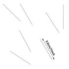 2000 Pieces Straight Pins For Sewing  1 Inch Dressmaker Pins  Stainless Steel   