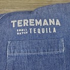 New Dwayne The Rock Johnson Teremana Tequila Denim Button Down Shirt Women s Xl