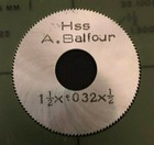 Balfour 1-1 2 X 0 032 X 1 2 110t Hss Jewelry Slitting Slotting Saw