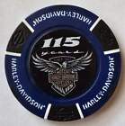 Harley-davidson Vehicle Operations York Pa 115th Anniversary Poker Chip Ver2