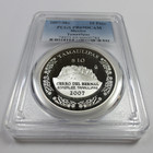 2007 Mo Pcgs Pr69 Dcam - Mexico 1 Oz Silver Tamaulipas 10 Peso Coin  58876a