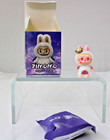 Zimomo White W  Crown 2 Inch Escaped From Opened Blind Box Labubu