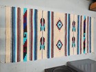 Vintage Southwest Native American Woven Wool Rug Saddle Blanket 29 5   60 