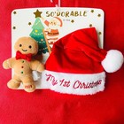 My First Christmas Hat   Ornament Baby Santa Claus Hat Holiday Children Boy Girl
