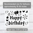Wrapables Bobo Balloon Stickers  Diy Balloon Decoration Decals  set Of 10 