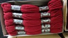4 X Boxes  40 Pieces In Total  Laine Colbert Wool Dmc Dark Terra Cotta 486 7127