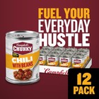 Chunky Chili With Beans  16 5 Oz Can - 12 Pack For Hearty Meals