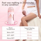 Roll On Wax Kit For - Easy To Use - At-home Hair Removal For Body  arms   Leg   
