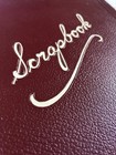 Vintage Amfile Burgundy Scrapbook Photo Album Spiral Bound Blank Pages Nos Mcm