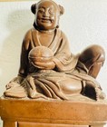 A Pair Of Vintage Asian Chinese Ancient Figur Sculpture Bookend