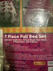 Barney 7-piece Full Bedding Set Reversible Polyester Comforter Sheets New