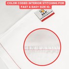 250 Thread Count Hotel Flat Sheet - Cotton Rich Blend - White  queen 