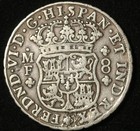 Mexico 1749 Mf 8 Reales - Silver - Ferdinand Vi - Pirate Pillar Dollar Wow