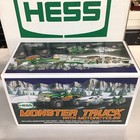 Hess Monster Truck   2 Motorcycles - New In Box  2007 Vintage- Free S h