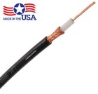 Rg8x Mini-rg8 50-ohm Bare-copper Made-in-the-usa Bulk Coax Cable  Black