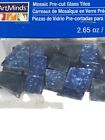 Artminds Mosaic Pre-cut Glass Tiles Blue 2 65 Oz - 2 Bags Variety Shaped