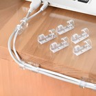 100pcs Cable Clip Self-adhesive Cord Management Wire Holder Organizer  0 26  