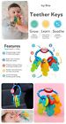 Nuby Ice Gel Teether Keys Combines Exercise For Young Hands  Gums  And Teeth
