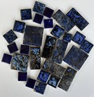 Large Lot Of Fire Glazed Quality Ceramic Tiles Set Of 29 Assorted Sizes