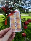Cute Fall Leaf  Plaid Bookmark  Autumn Reading  Lover Gift Books With Red Ribbon