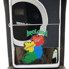 Zippo Map Of Ireland Lighter B Xvi 2000 High Polish Chrome Boxed Sparking Read