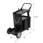 Rolling Welding Cart 4 Drawers For Tig Mig Welder 220lbs With Swivel Wheels