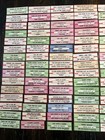 Large Lot Of 150 Original Jukebox 45 Record Title Strips  dd8