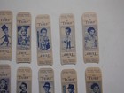 1949 Turf Cigarettes Famous Film Stars  14  Cards W  Uncut Tabs Rare