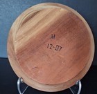 Hand Crafted Turned Wood Bowl 7 X 1 75 Inches Artist Signed Vm 2007 Excellent