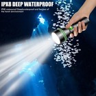 Professional Underwater Scuba Diving Flashlight Led Waterproof Dive Light Lamp