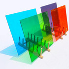 4 Sheets 12    X 12    Transparent Stained Glass Variety Pack  Perfect For Stunning